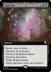 Final Act (Extended Art) (52) [Commander: Modern Horizons 3]