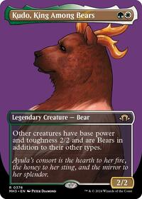 Kudo, King Among Bears (Borderless) (376) [Modern Horizons 3]