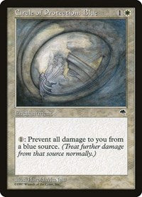 Circle of Protection: Blue (9) [Tempest]