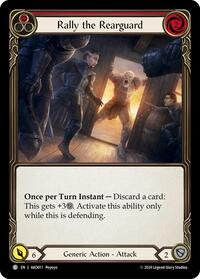 Rally the Rearguard (Red) (AKO011) [Armory Deck: Kayo]
