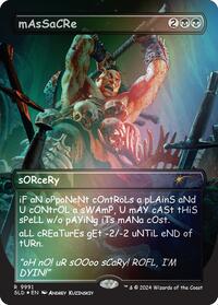 mAsSaCRe (Rainbow Foil) (9991) [Secret Lair Drop Series]