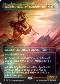 MOgIs, gOD of sLaUGHter (9994) (Rainbow Foil) (9994) [Secret Lair Drop Series]