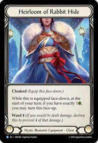 Heirloom of Rabbit Hide (ENG004) [Blitz Deck: Part the Mistveil - Enigma]