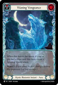 Waning Vengeance (Red) (ENG011) [Blitz Deck: Part the Mistveil - Enigma]