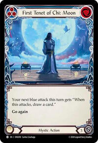 First Tenet of Chi: Moon (ENG018) [Blitz Deck: Part the Mistveil - Enigma]