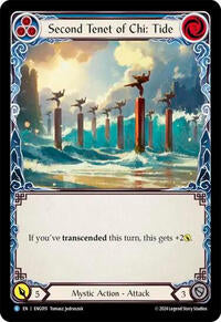 Second Tenet of Chi: Tide (ENG019) [Blitz Deck: Part the Mistveil - Enigma]