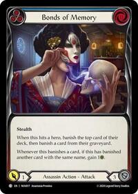 Bonds of Memory (Blue) (NUU017) [Blitz Deck: Part the Mistveil - Nuu]