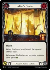 Mind's Desire (Blue) (NUU022) [Blitz Deck: Part the Mistveil - Nuu]