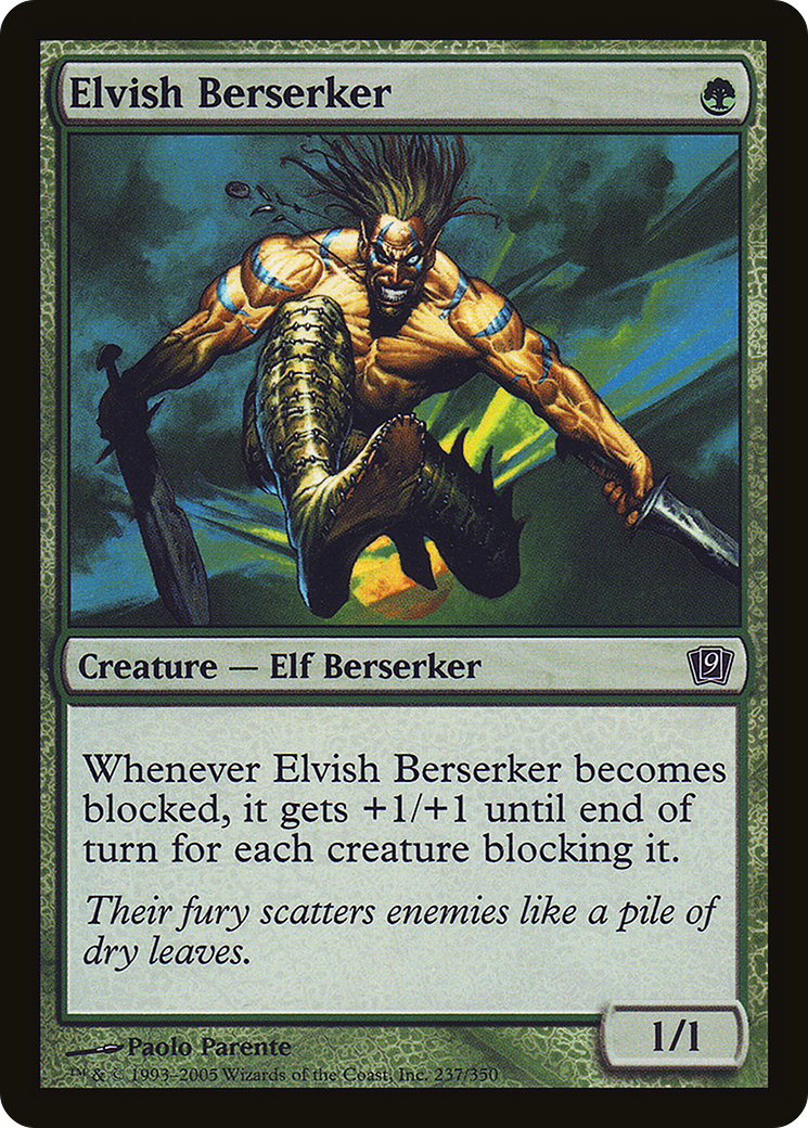Elvish Berserker (9ED-237★) - 9th Edition Foil