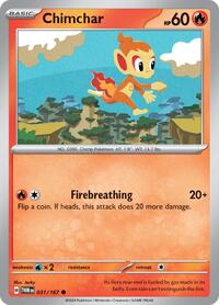 Chimchar (031/167) [SV06: Twilight Masquerade]