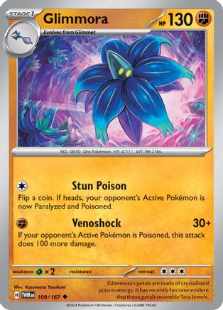Glimmora 109/167  SV06 Twilight Masquerade - Uncommon
