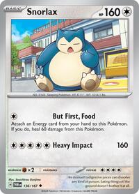 Snorlax (136/167) [SV06: Twilight Masquerade]