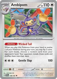 Ambipom (138/167) [SV06: Twilight Masquerade]