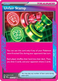 Unfair Stamp (165/167) [SV06: Twilight Masquerade]