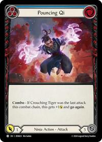 Pouncing Qi (Blue) (ZEN023) [Blitz Deck: Part the Mistveil - Zen]