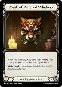 Mask of Wizened Whiskers (ZEN003) [Blitz Deck: Part the Mistveil - Zen]