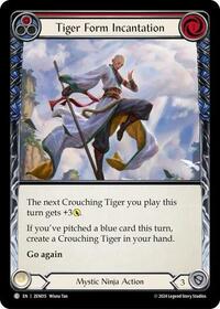 Tiger Form Incantation (Red) (ZEN015) [Blitz Deck: Part the Mistveil - Zen]