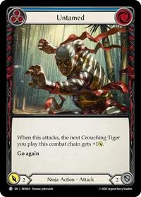 Untamed (Blue) (ZEN024) [Blitz Deck: Part the Mistveil - Zen]