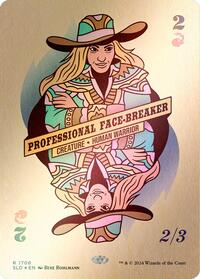 Professional Face-Breaker (Rainbow Foil) (1706) [Secret Lair Drop Series]