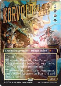 Korvold, Fae-Cursed King (Rainbow Foil) (1625) [Secret Lair Drop Series]