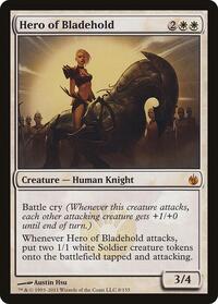 Hero of Bladehold (Mirrodin Besieged) (8) [Oversize Cards]