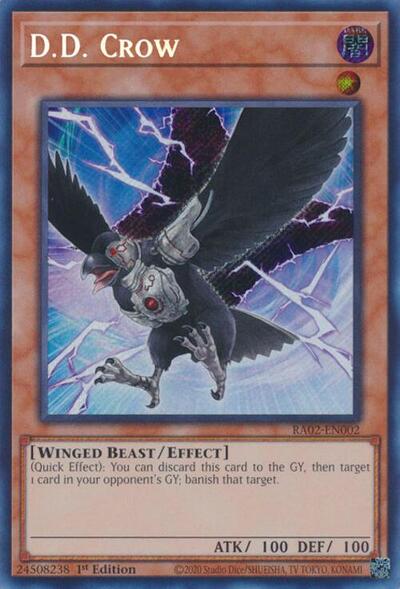 D.D. Crow (Secret Rare) (RA02-EN002) [25th Anniversary Rarity Collection II]