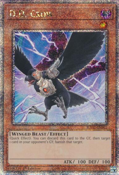 D.D. Crow (Quarter Century Secret Rare) (RA02-EN002) [25th Anniversary Rarity Collection II]