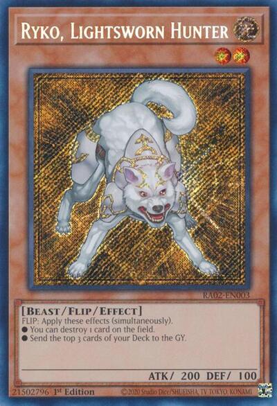 Ryko, Lightsworn Hunter (Secret Rare) (RA02-EN003) [25th Anniversary Rarity Collection II]
