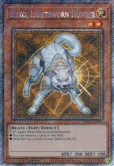 Ryko, Lightsworn Hunter (Platinum Secret Rare) (RA02-EN003) [25th Anniversary Rarity Collection II]