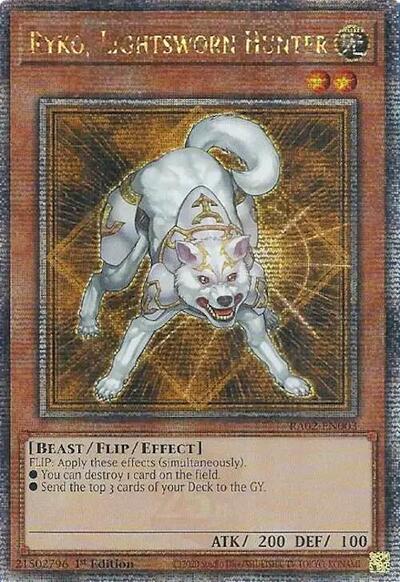 Ryko, Lightsworn Hunter (Quarter Century Secret Rare) (RA02-EN003) [25th Anniversary Rarity Collection II]