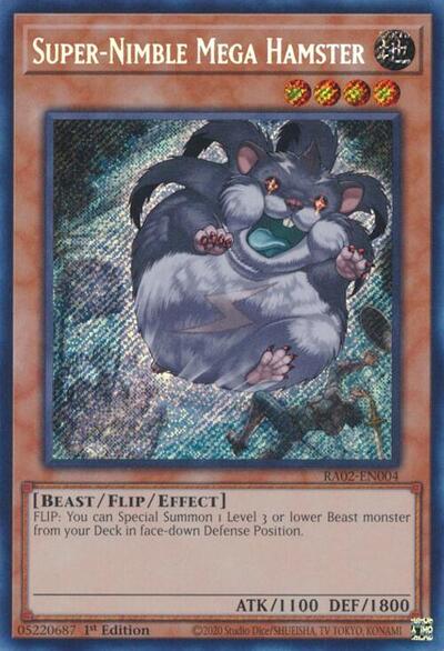 Super-Nimble Mega Hamster (Secret Rare) (RA02-EN004) [25th Anniversary Rarity Collection II]