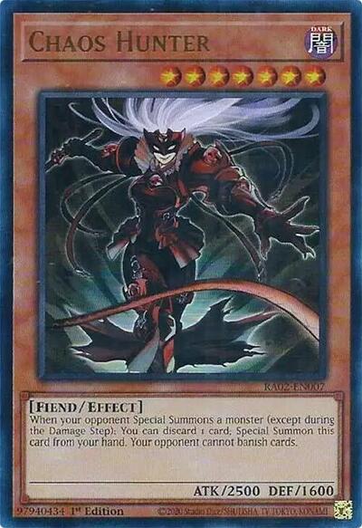 Chaos Hunter (UR) (RA02-EN007) [25th Anniversary Rarity Collection II]