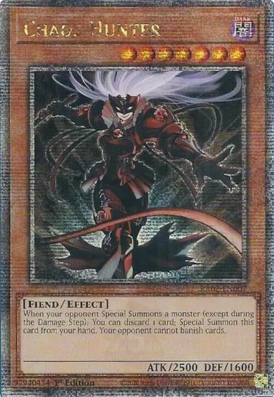 Chaos Hunter (Quarter Century Secret Rare) (RA02-EN007) [25th Anniversary Rarity Collection II]