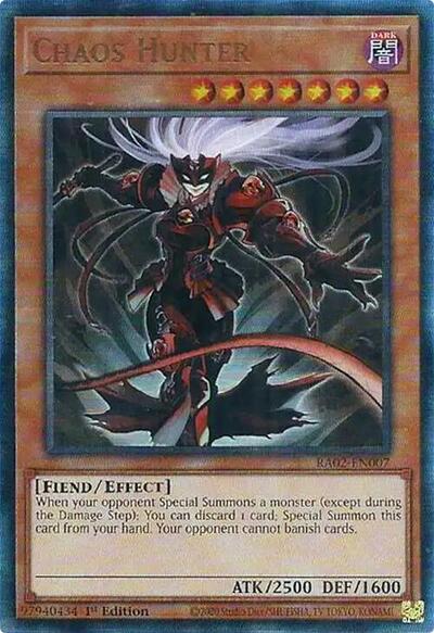 Chaos Hunter (PUR) (RA02-EN007) [25th Anniversary Rarity Collection II]