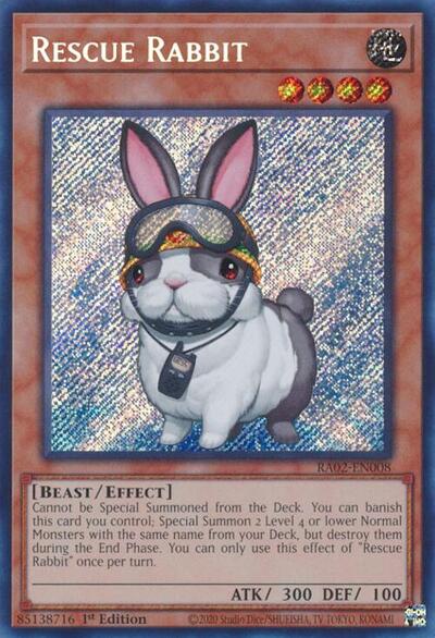 Rescue Rabbit (Secret Rare) (RA02-EN008) [25th Anniversary Rarity Collection II]