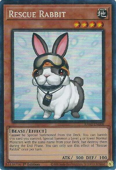 Rescue Rabbit (PCR) (RA02-EN008) [25th Anniversary Rarity Collection II]