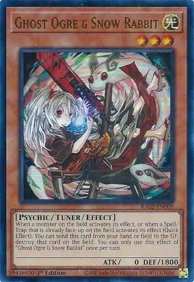 Ghost Ogre & Snow Rabbit (Alternate Art) (UR) (RA02-EN009) [25th Anniversary Rarity Collection II]