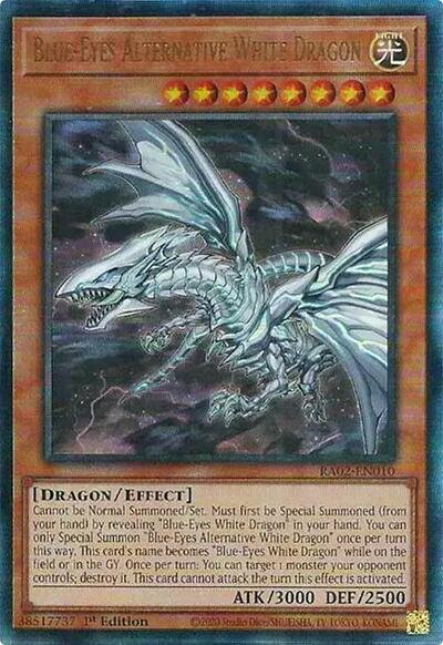 Blue-Eyes Alternative White Dragon (PUR) (RA02-EN010) [25th Anniversary Rarity Collection II]