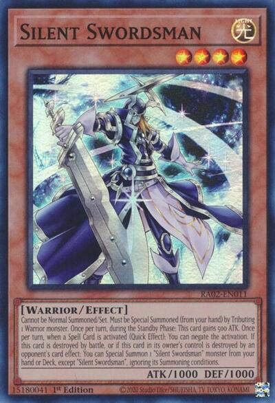 Silent Swordsman (RA02-EN011) [25th Anniversary Rarity Collection II]