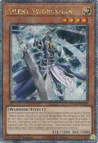 Silent Swordsman (Quarter Century Secret Rare) (RA02-EN011) [25th Anniversary Rarity Collection II]