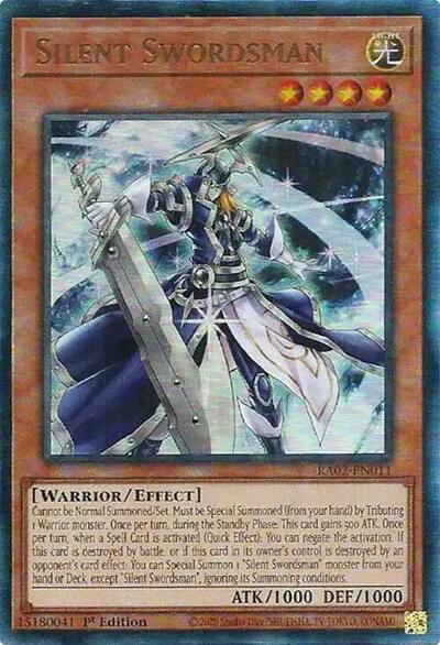 Silent Swordsman (PUR) (RA02-EN011) [25th Anniversary Rarity Collection II]