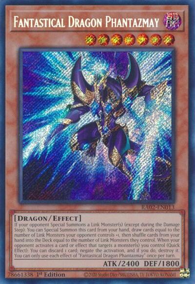 Fantastical Dragon Phantazmay (Alternate Art) (Secret Rare) (RA02-EN013) [25th Anniversary Rarity Collection II]