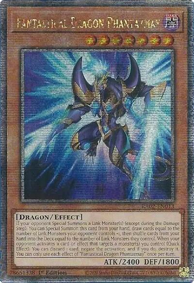 Fantastical Dragon Phantazmay (Alternate Art) (Quarter Century Secret Rare) (RA02-EN013) [25th Anniversary Rarity Collection II]