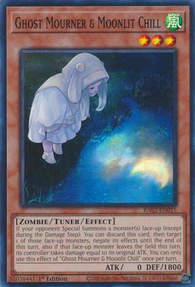 Ghost Mourner & Moonlit Chill (Alternate Art) (RA02-EN015) [25th Anniversary Rarity Collection II]