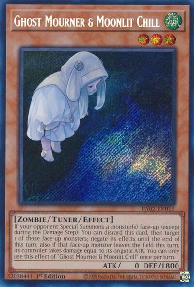 Ghost Mourner & Moonlit Chill (Alternate Art) (Secret Rare) (RA02-EN015) [25th Anniversary Rarity Collection II]