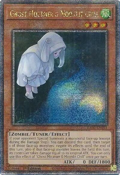 Ghost Mourner & Moonlit Chill (Alternate Art) (Quarter Century Secret Rare) (RA02-EN015) [25th Anniversary Rarity Collection II]