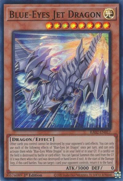 Blue-Eyes Jet Dragon (RA02-EN017) [25th Anniversary Rarity Collection II]