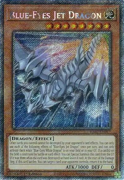 Blue-Eyes Jet Dragon (Platinum Secret Rare) (RA02-EN017) [25th Anniversary Rarity Collection II]