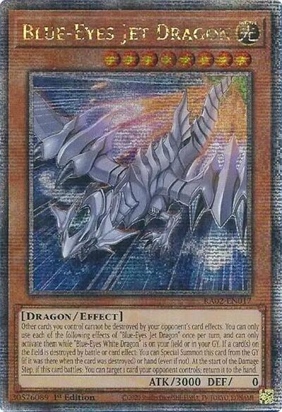 Blue-Eyes Jet Dragon (Quarter Century Secret Rare) (RA02-EN017) [25th Anniversary Rarity Collection II]