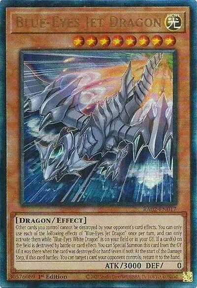 Blue-Eyes Jet Dragon (PUR) (RA02-EN017) [25th Anniversary Rarity Collection II]